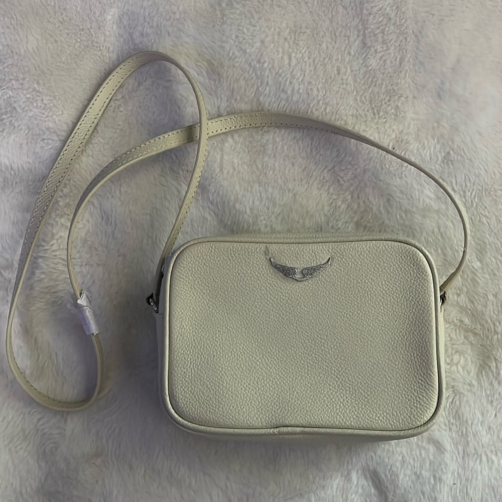 Zadig & Voltaire Cream Crossbody Bag
